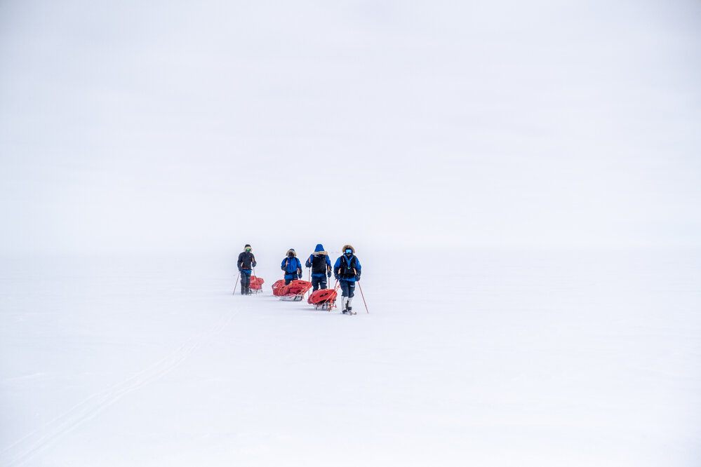 Inspiring Explorers Expedition&trade; team on the South Pole Expedition