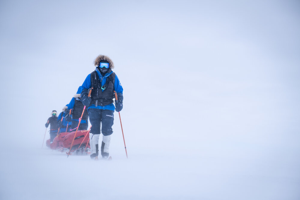 Inspiring Explorers Expedition&trade; team on the South Pole Expedition