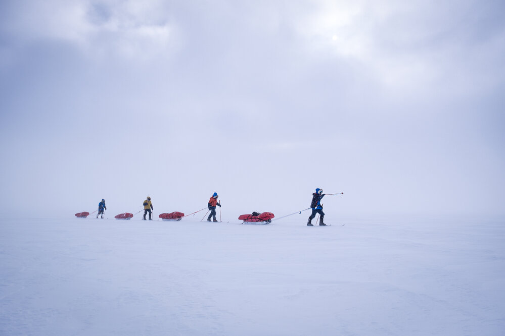 Inspiring Explorers Expedition&trade; team on the South Pole Expedition