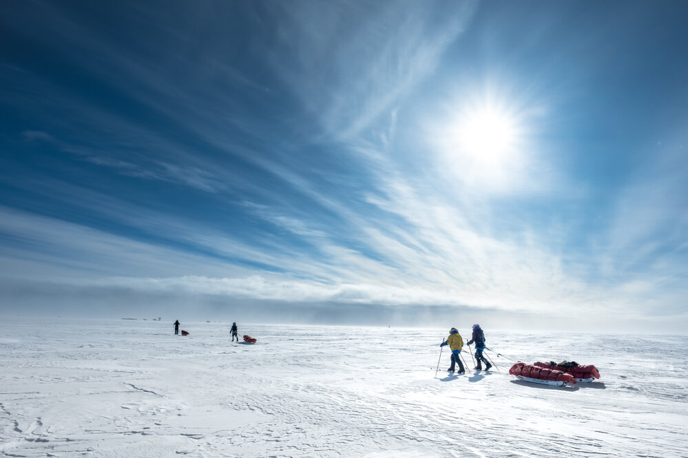 Inspiring Explorers Expedition&trade; team on the South Pole Expedition