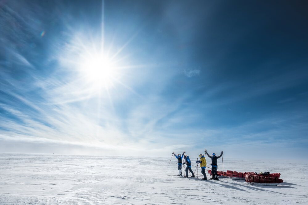 Inspiring Explorers Expedition&trade; team on the South Pole Expedition