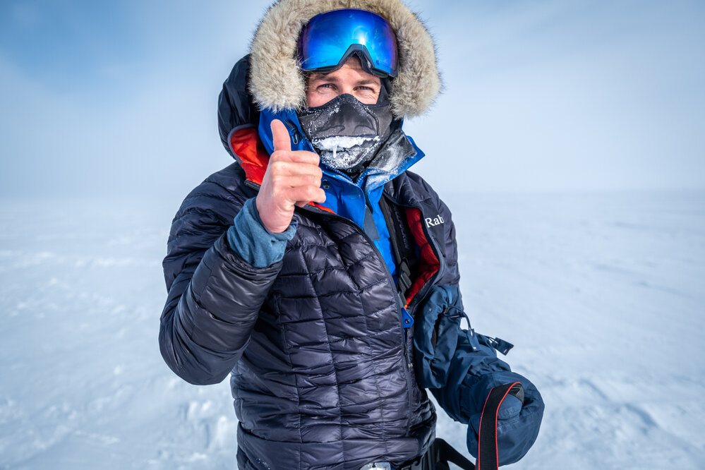 Mike Dawson on the South Pole Expedition