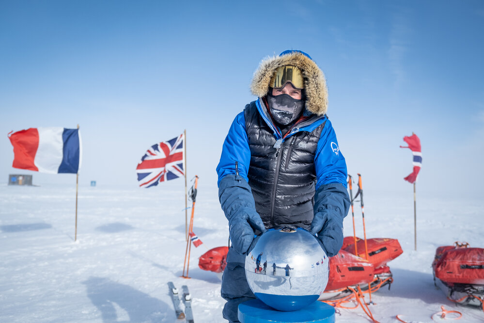 Nigel Watson at the South Pole
