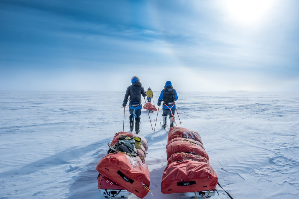 Inspiring Explorers Expedition&trade; team on the South Pole Expedition