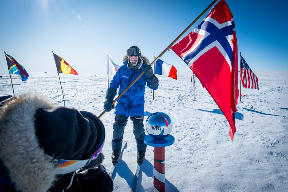 Bengt Rotmo at the South Pole