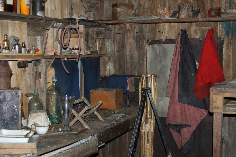 Darkroom in Scott's 'Terra Nova' hut