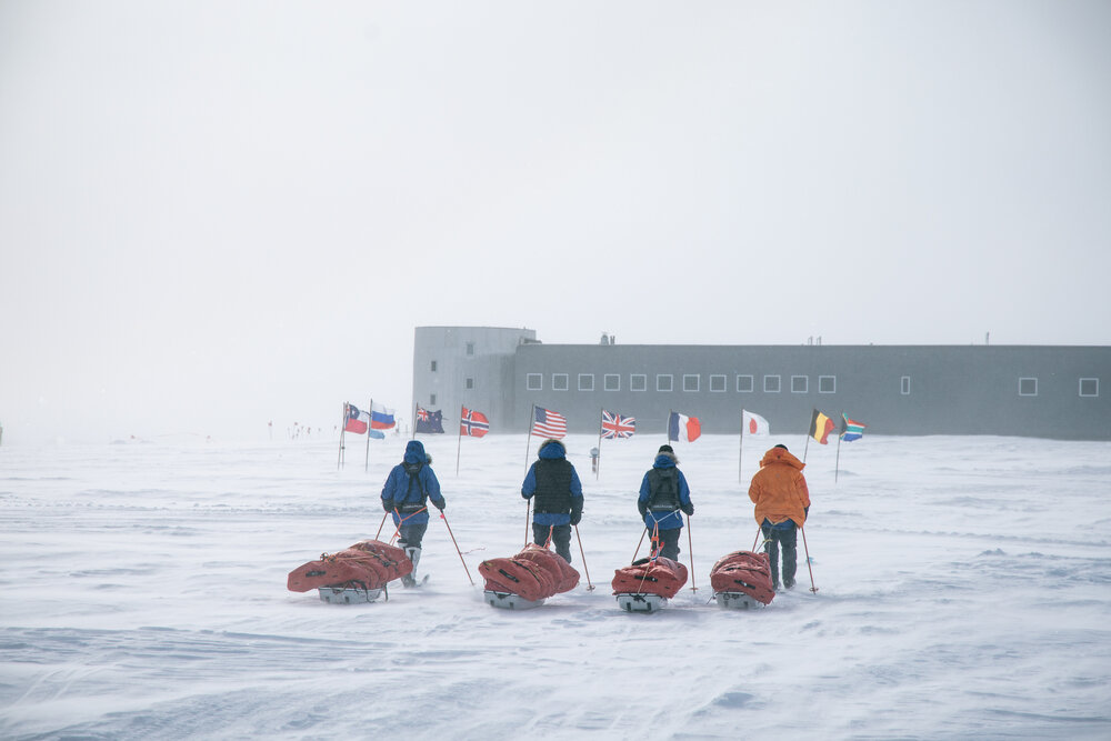Inspiring Explorers Expedition&trade; team on the South Pole Expedition