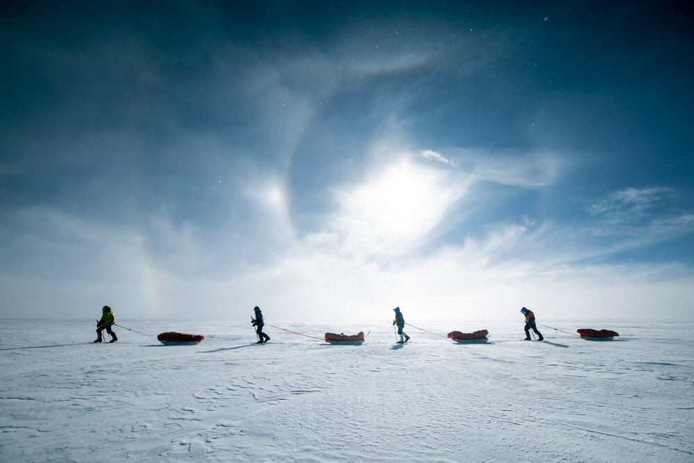 Inspiring Explorers Expedition&trade; team on the South Pole Expedition