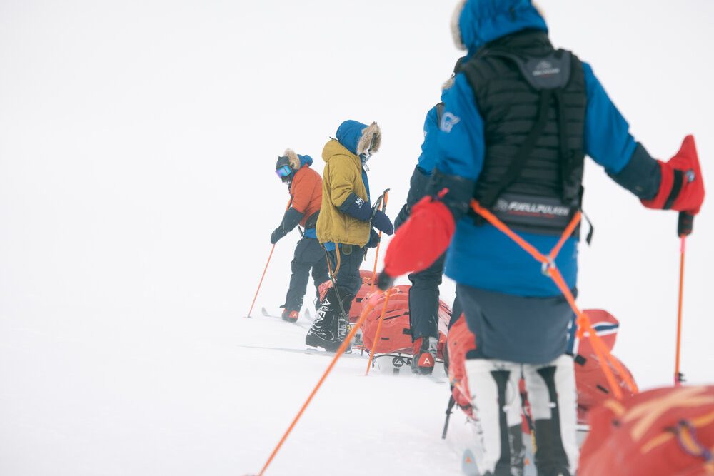 Inspiring Explorers Expedition&trade; team on the South Pole Expedition