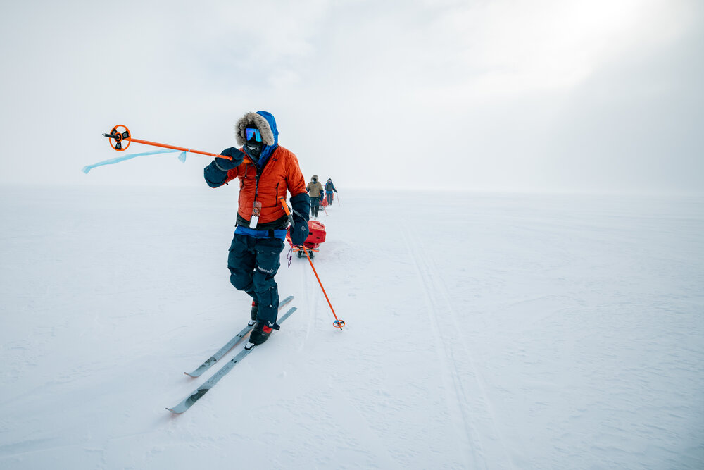 Inspiring Explorers Expedition&trade; team on the South Pole Expedition