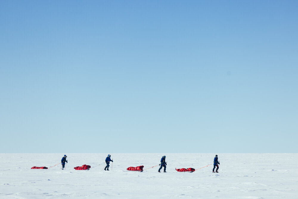 Inspiring Explorers Expedition&trade; team on the South Pole Expedition