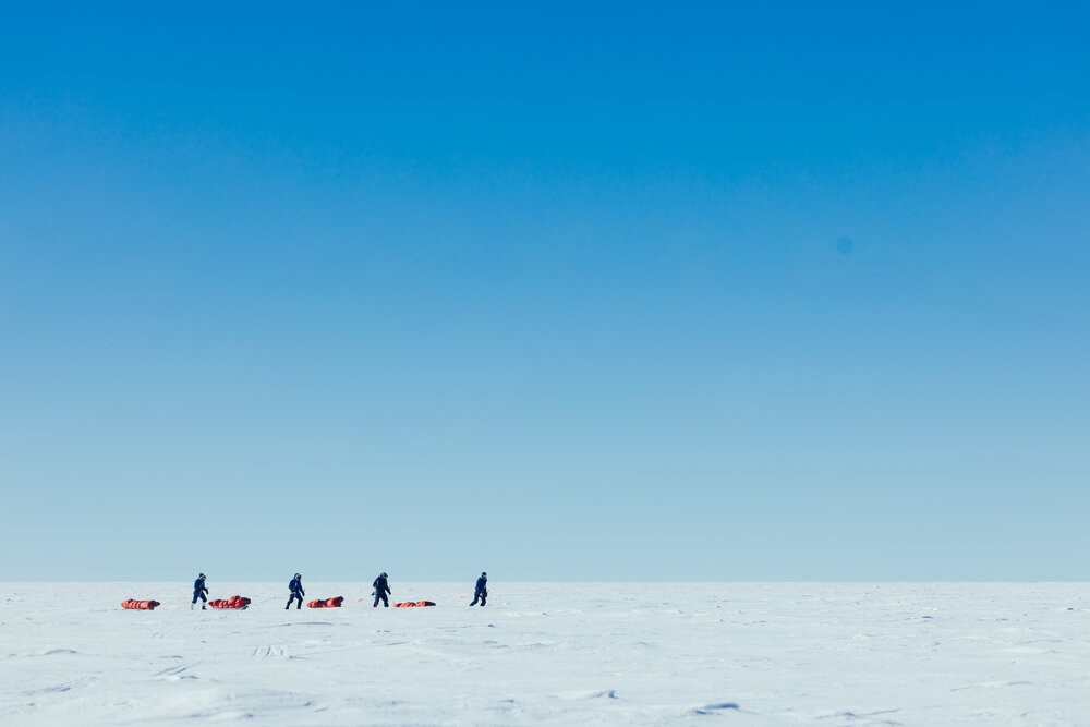 Inspiring Explorers Expedition&trade; team on the South Pole Expedition