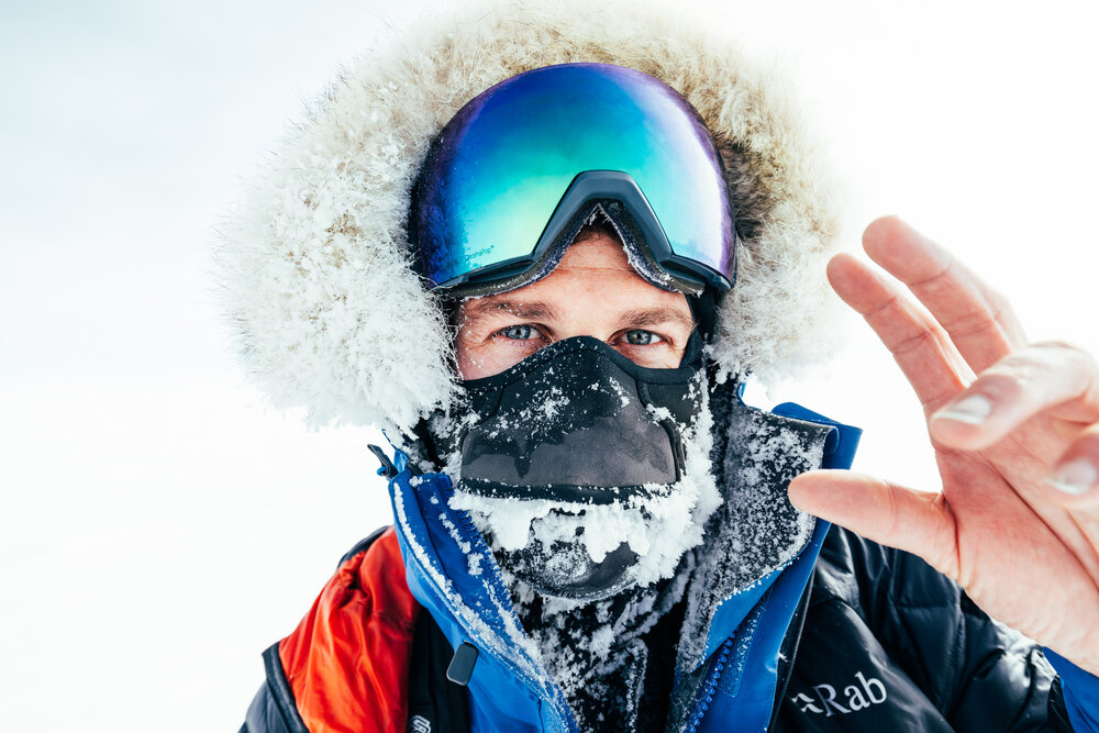 Mike Dawson on the South Pole Expedition