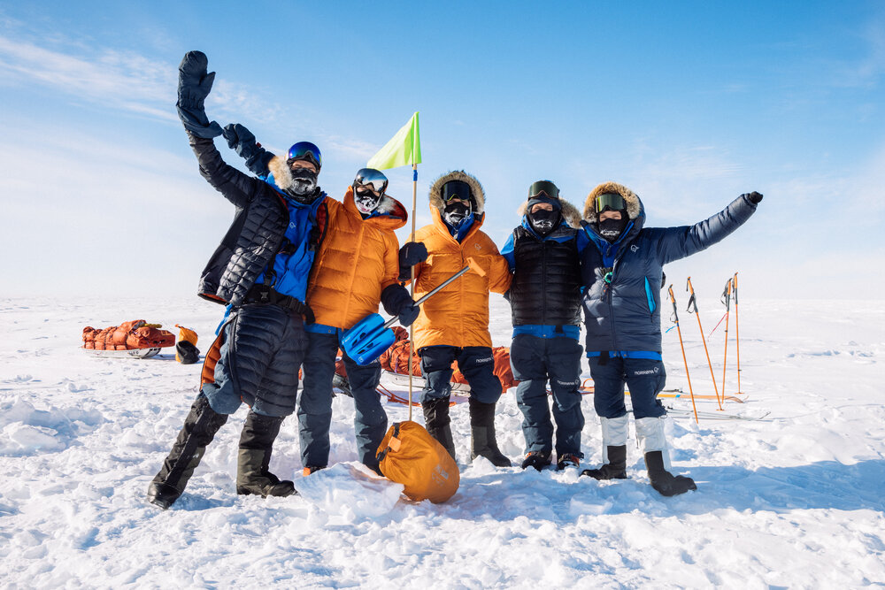 Inspiring Explorers Expedition&trade; team on the South Pole Expedition