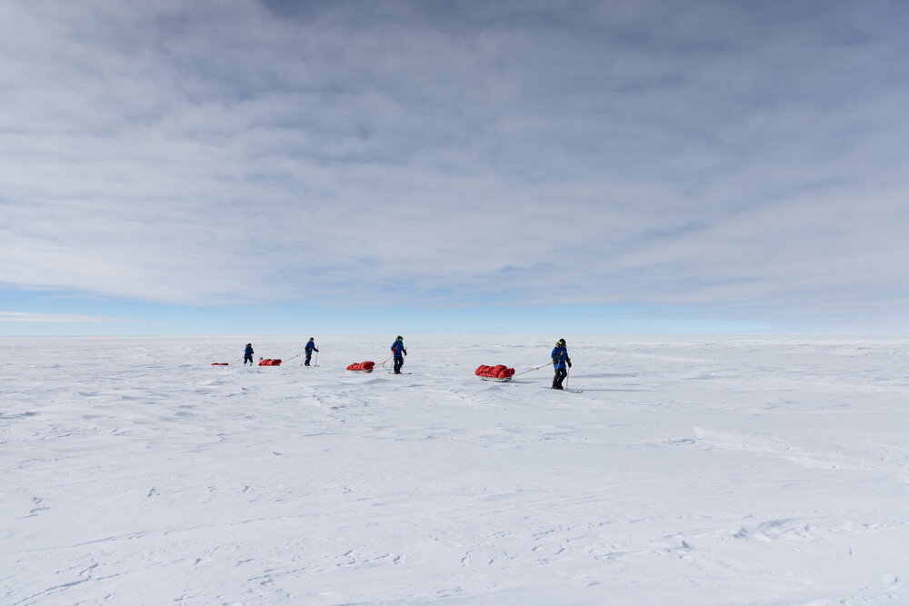 Inspiring Explorers Expedition&trade; team on the South Pole Expedition