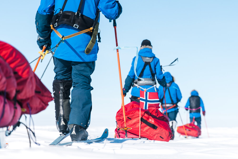 Inspiring Explorers Expedition&trade; team on the South Pole Expedition