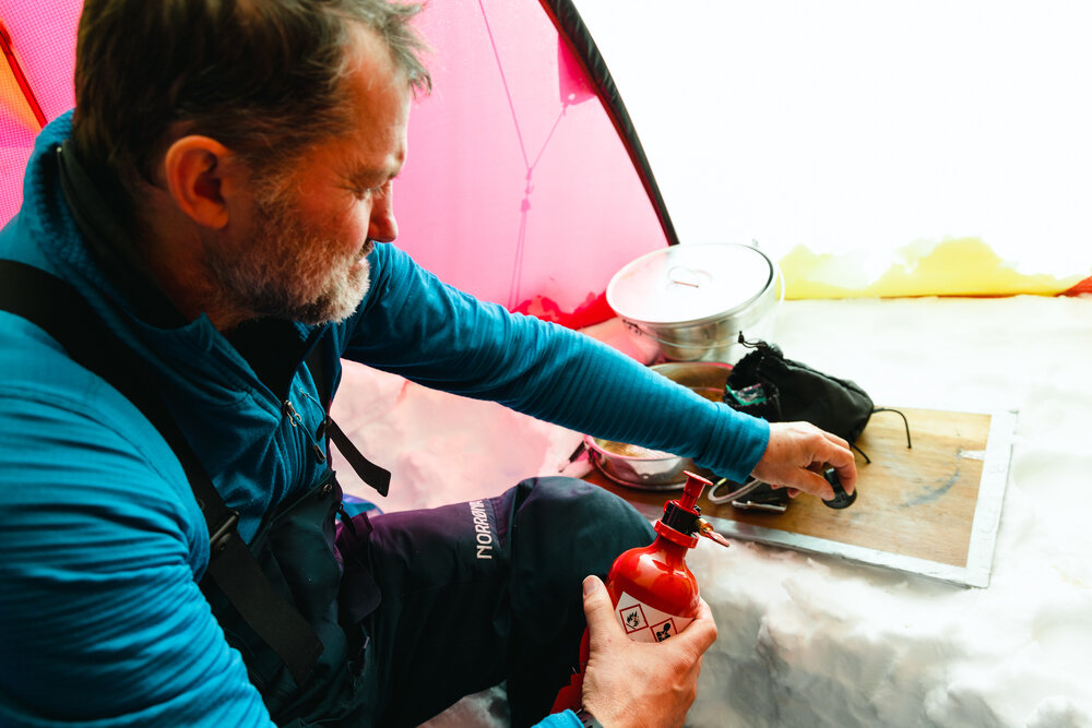 Nigel Watson on the South Pole Expedition