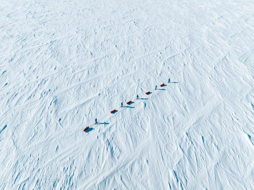 Inspiring Explorers Expedition&trade; team on the South Pole Expedition