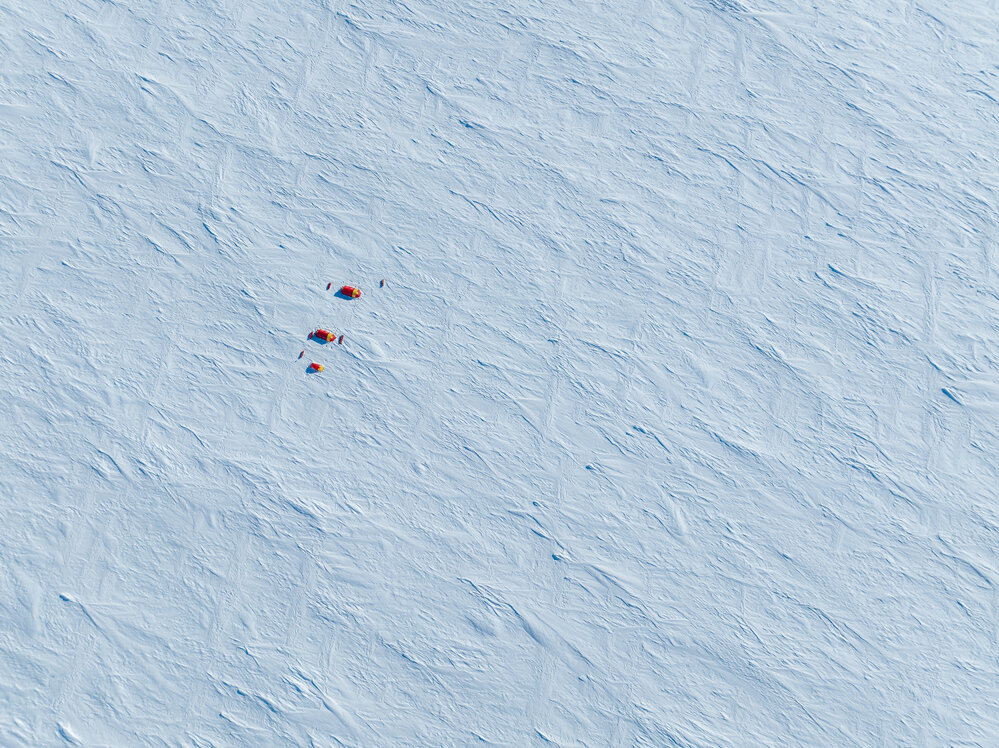 Inspiring Explorers Expedition&trade; team camp on the South Pole Expedition