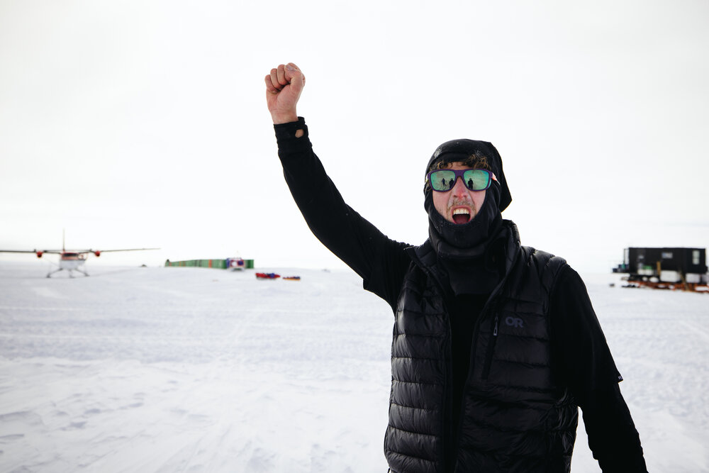 Mike Dawson on the South Pole Expedition