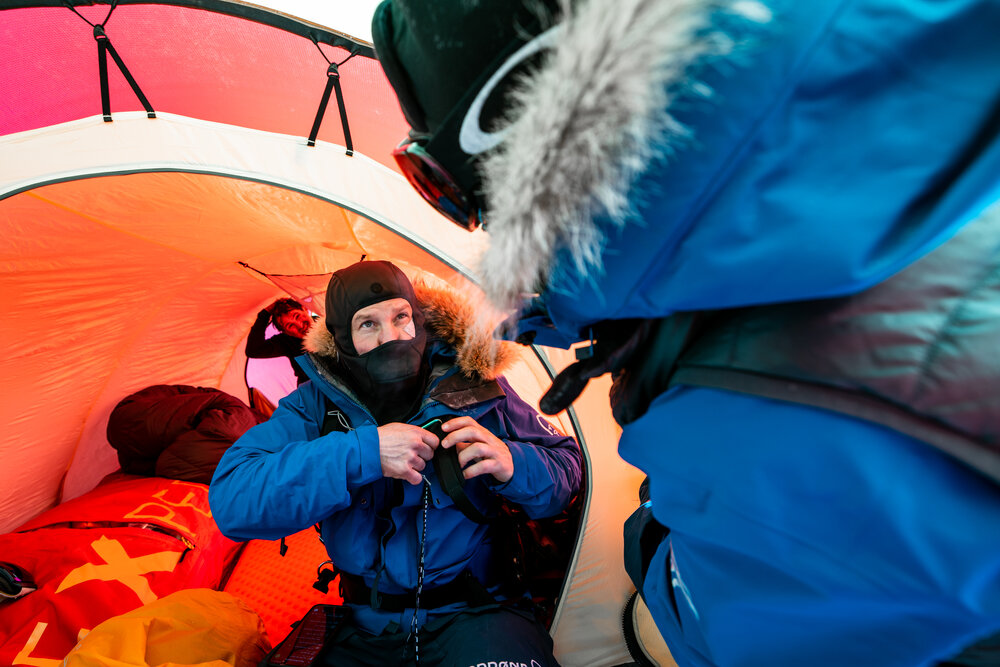 Nigel Watson on the South Pole Expedition