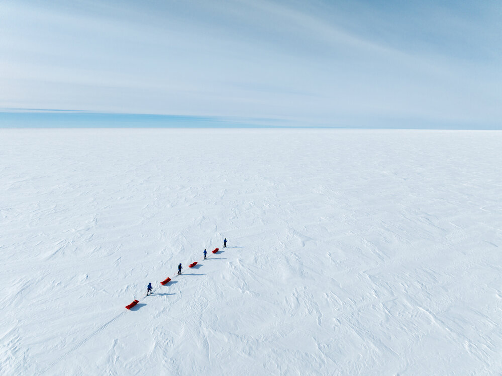 Inspiring Explorers Expedition&trade; team on the South Pole Expedition