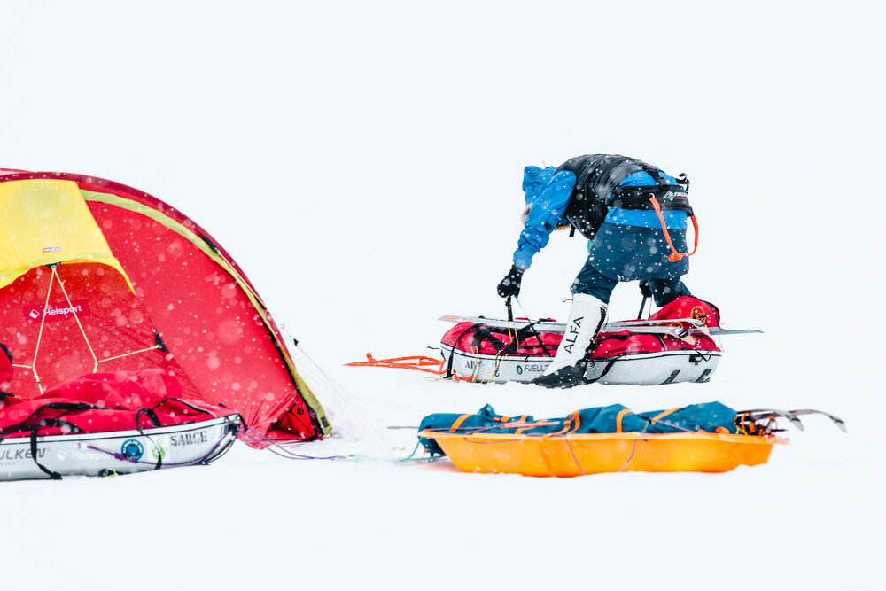 Laura Andrews on the South Pole Expedition