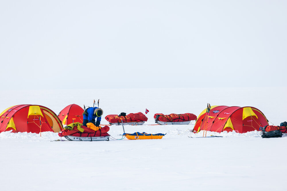 Bengt Rotmo on the South Pole Expedition