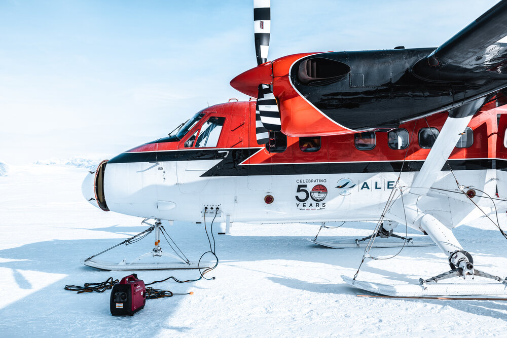 ALE Plane used to drop the Inspiring Explorers Expedition&trade; team at the start