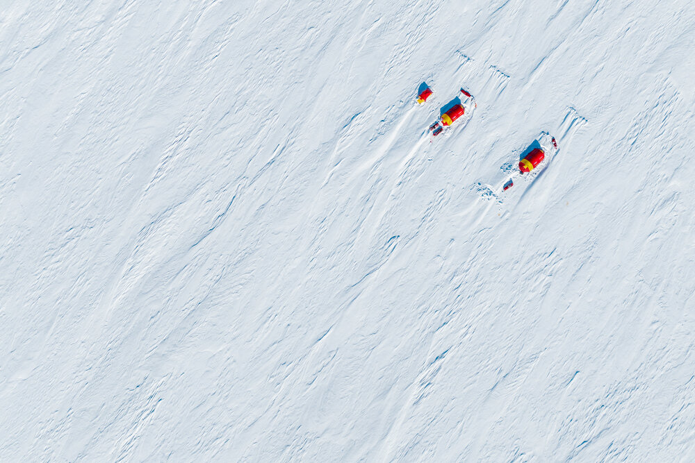 Inspiring Explorers Expedition&trade; team camp on the South Pole Expedition