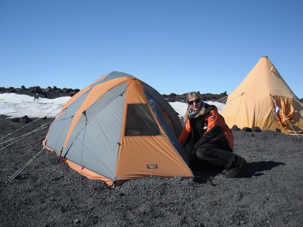 Karen Clarke at field camp
