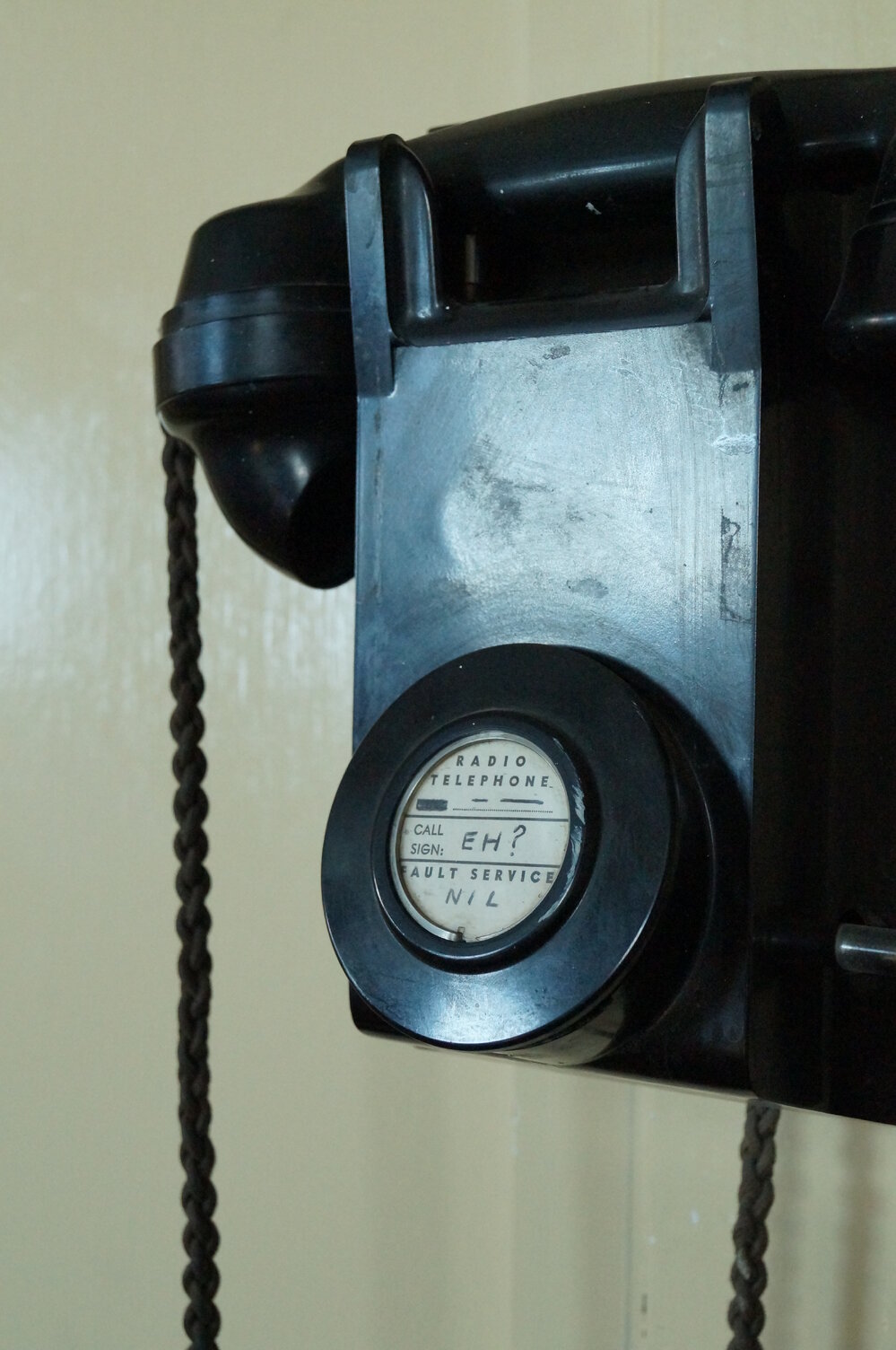 2013-14 Wall telephone inside Hillary's TAE/IGY hut, Pram Point