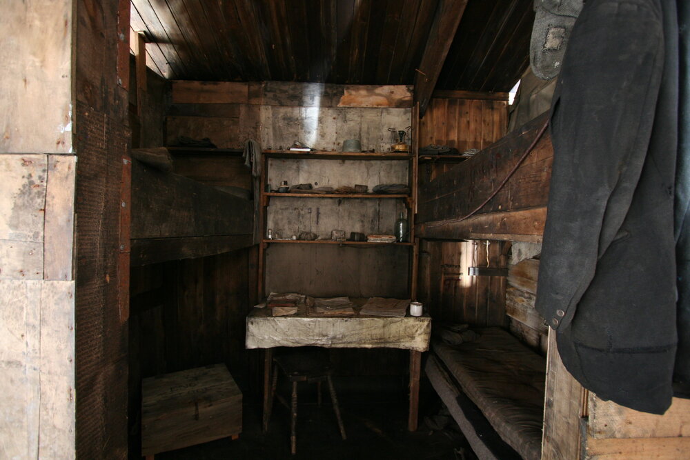 Geology area, Scott's 'Terra Nova' hut