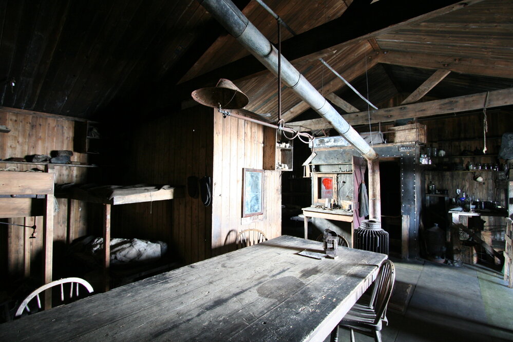 Wardroom, Scott's 'Terra Nova' hut