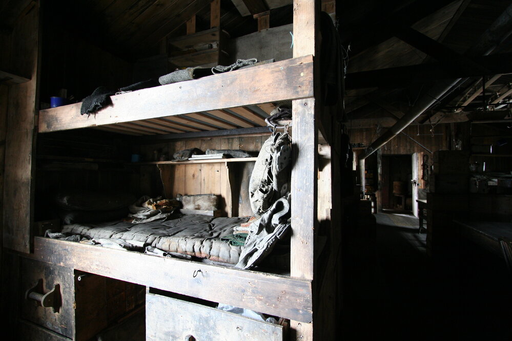 Nelson and Day's bunks, Scott's 'Terra Nova' hut