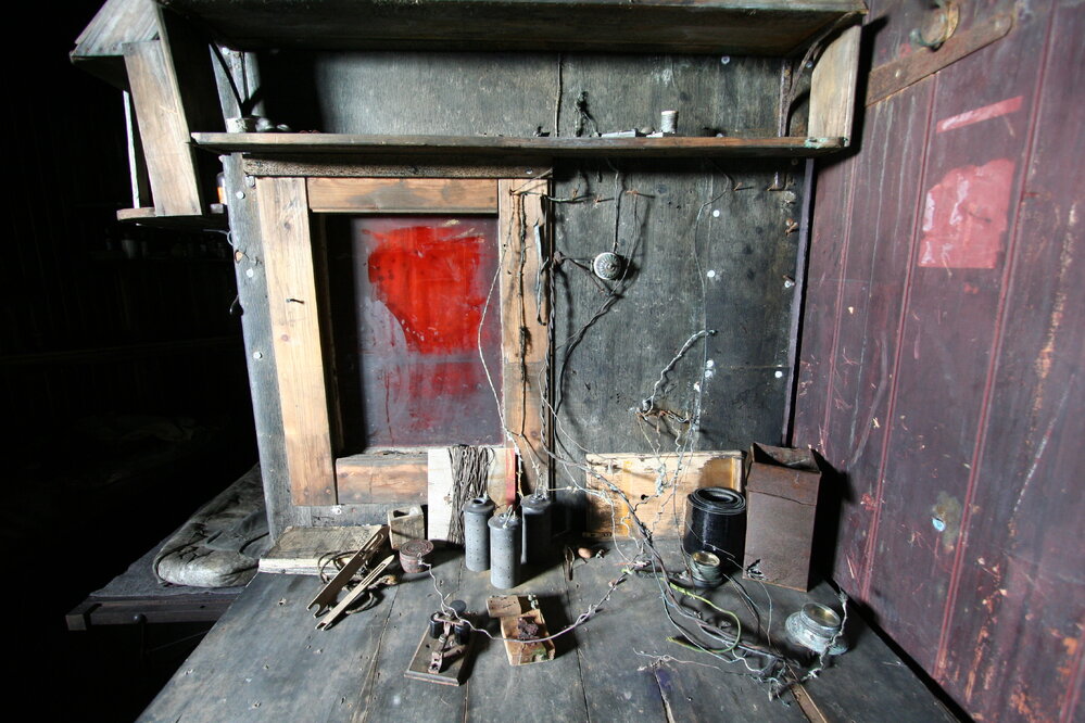 Make and mend table, Scott's 'Terra Nova' hut