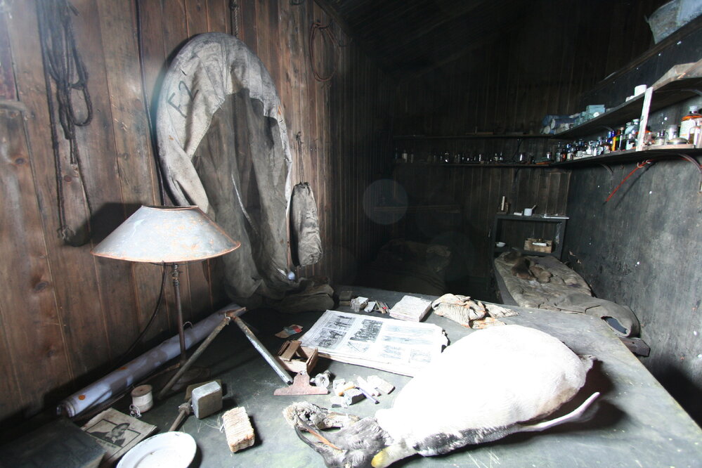 Chart table, Scott's 'Terra Nova' hut
