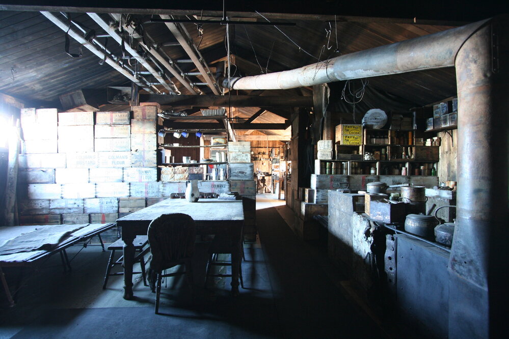 Messdeck and Galley, Scott's 'Terra Nova' hut