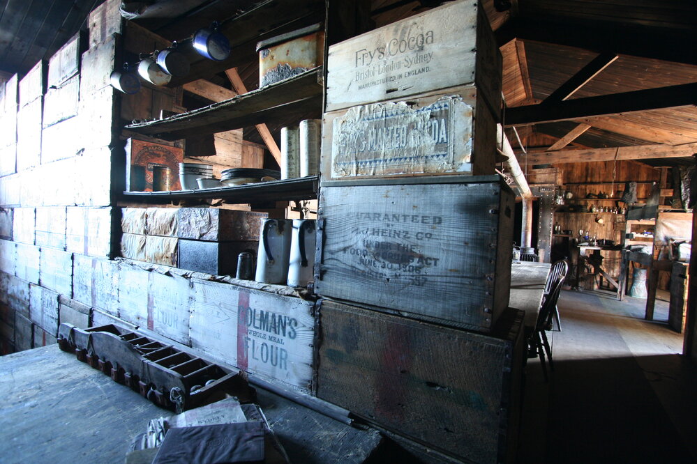 Bulkhead, Scott's 'Terra Nova' hut 