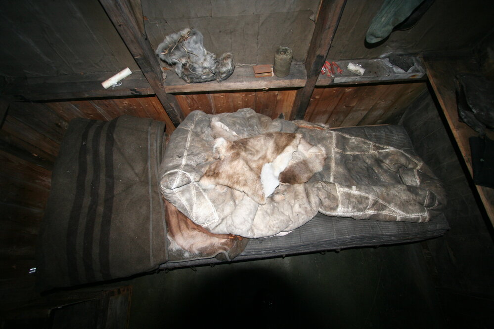 Sleeping bag, Scott's 'Terra Nova' hut (012)