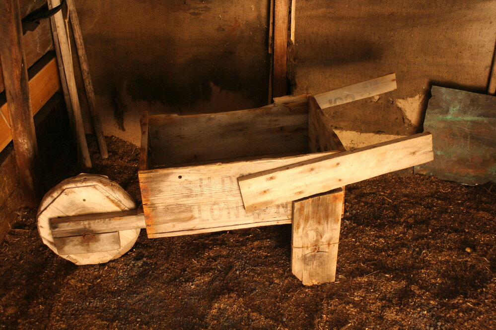 Wheelbarrow, Stables of Scott's 'Terra Nova' hut