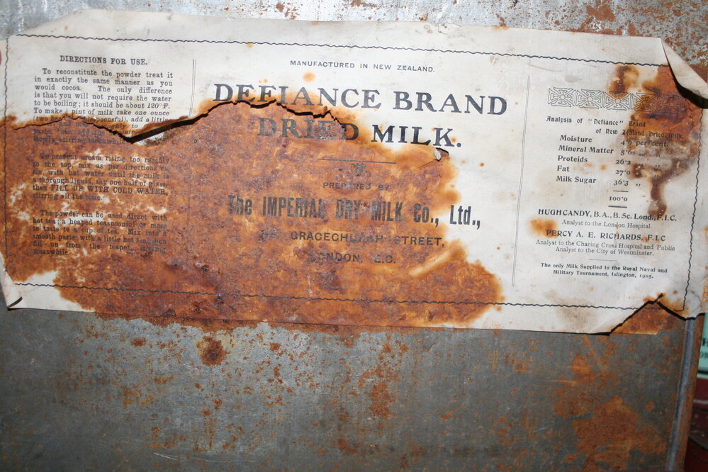 Milk Label - 'Defiance Brand' Dried Milk (001)
