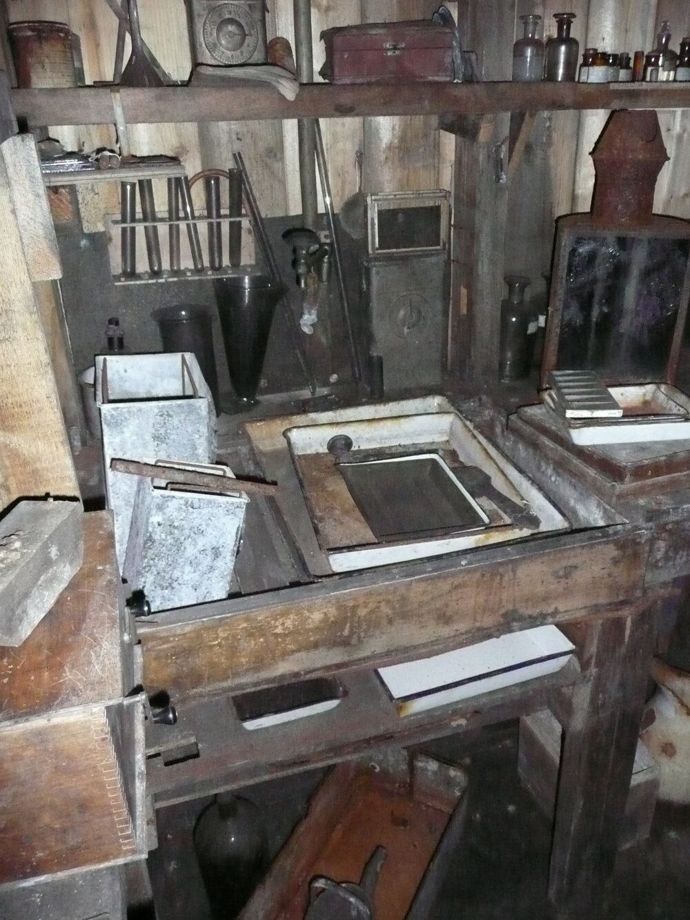 Artefacts in darkroom, Scott's 'Terra Nova' Hut (001)