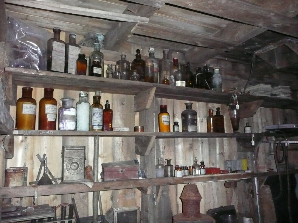 Artefacts in darkroom, Scott's 'Terra Nova' Hut (002)