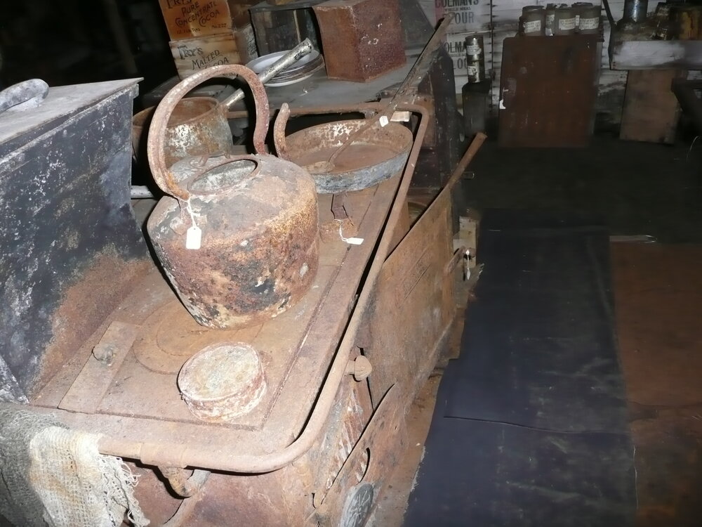 Stove in galley, Scott's 'Terra Nova' Hut