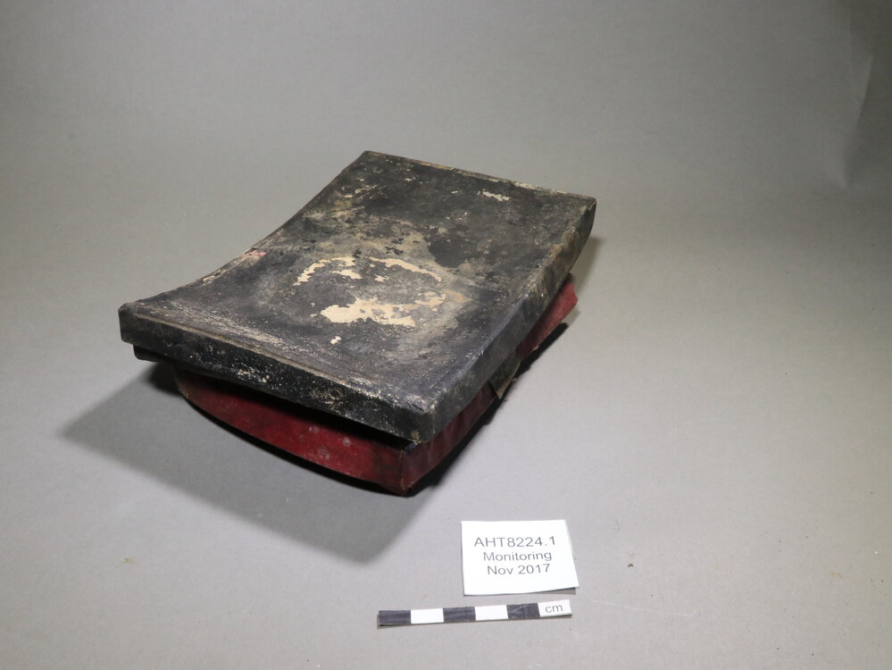 2017-18 Annual artefact monitoring programme, Cape Evans, lantern slide components