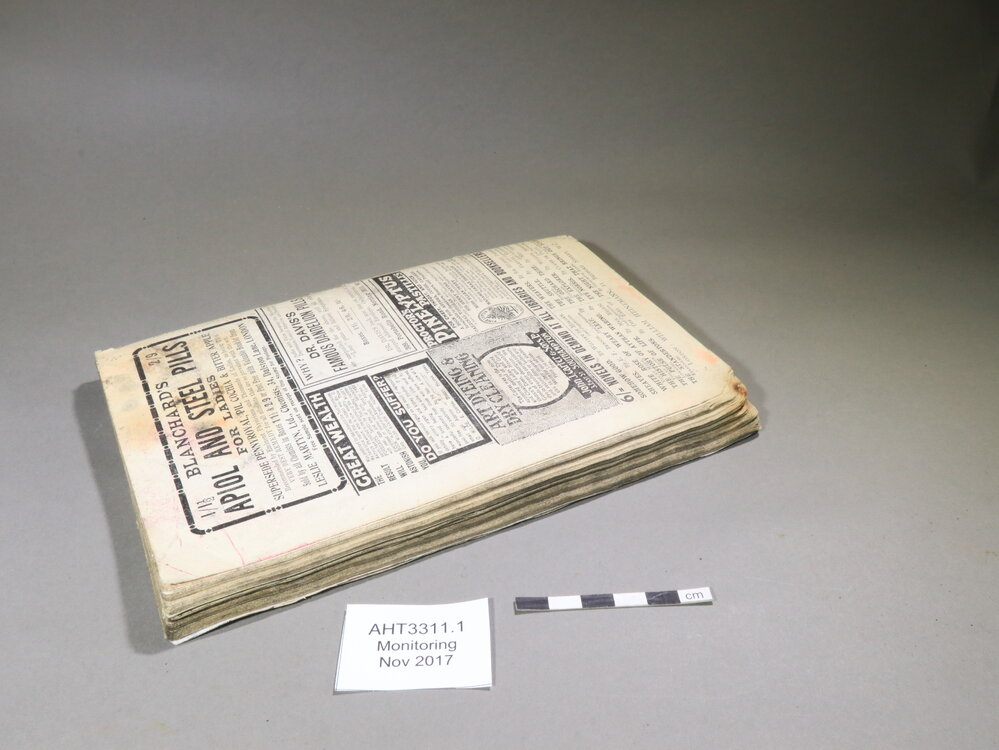 2017-18 Annual artefact monitoring programme, Cape Evans, 'Equality' by Edward Bellamy (002)