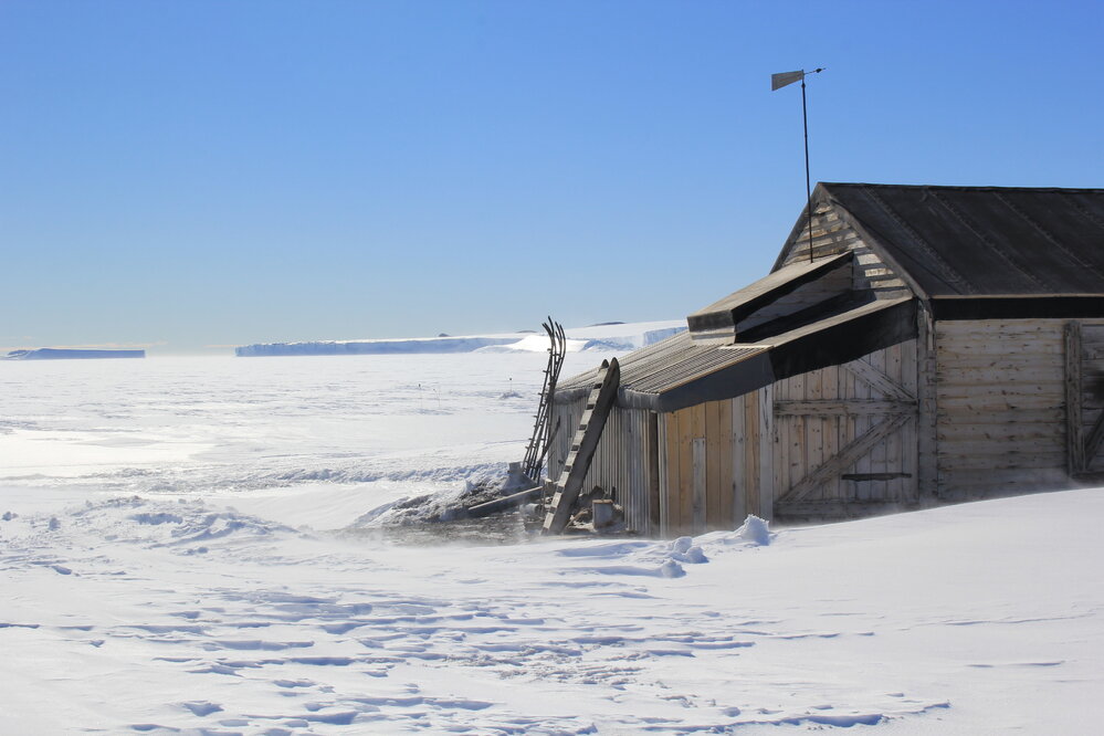 2018-19 South-West corner of Scott's 'Terra Nova' hut, Cape Evans