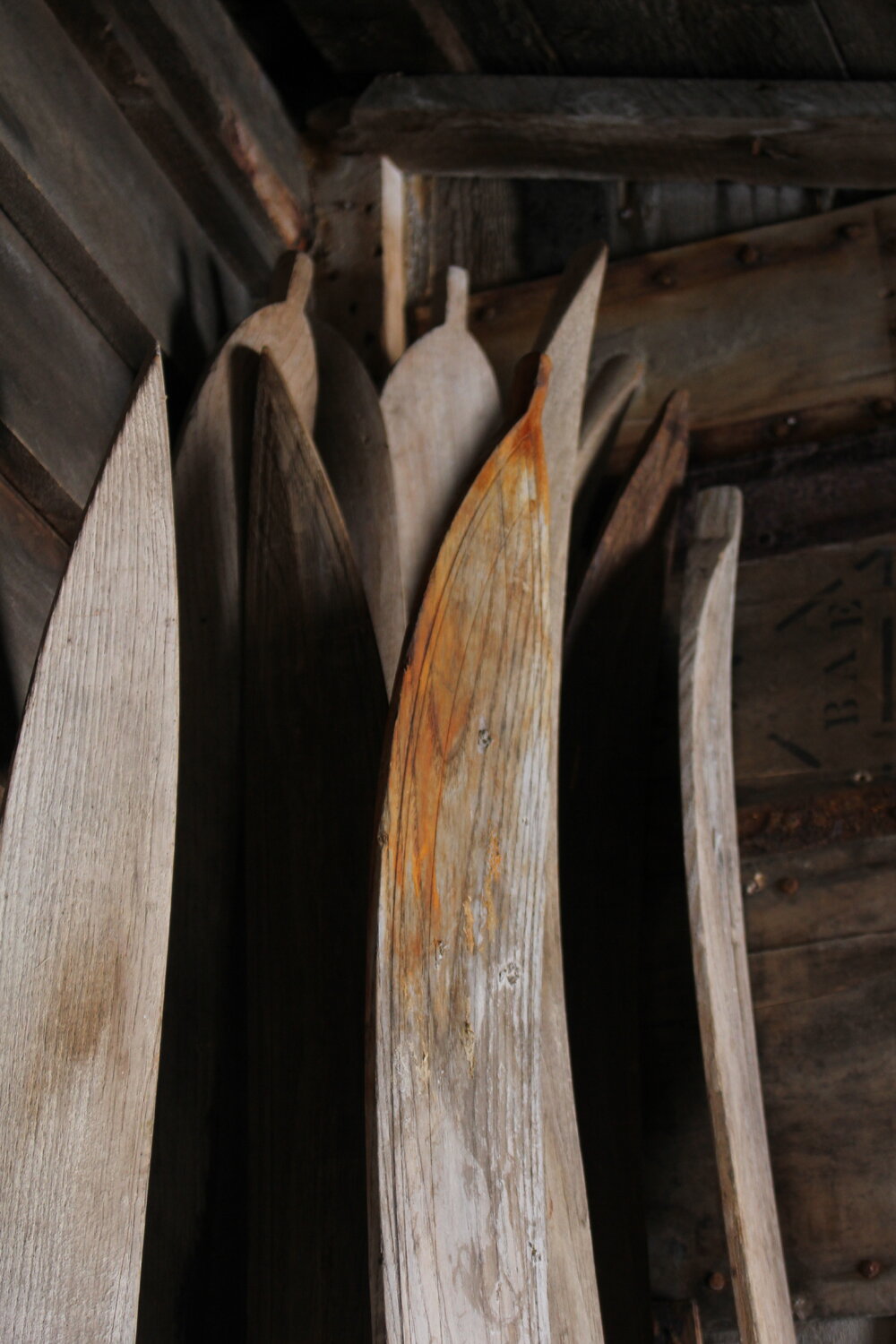 2018-19 Skis in the Annexe, Scott's 'Terra Nova' hut, Cape Evans (002)
