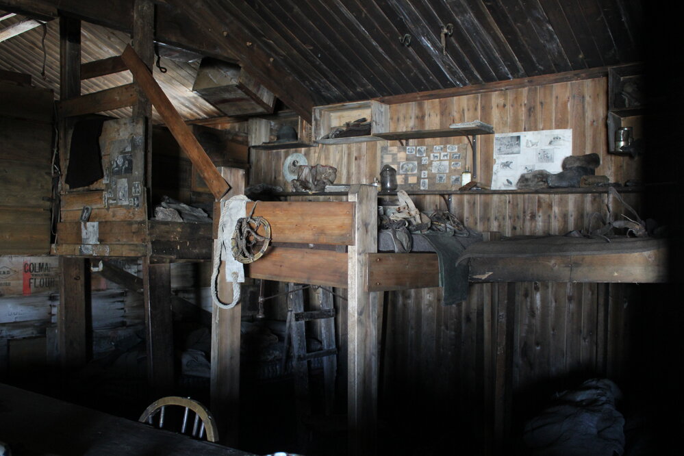 2018-19 The Tenements inside Scott's 'Terra Nova' hut, Cape Evans